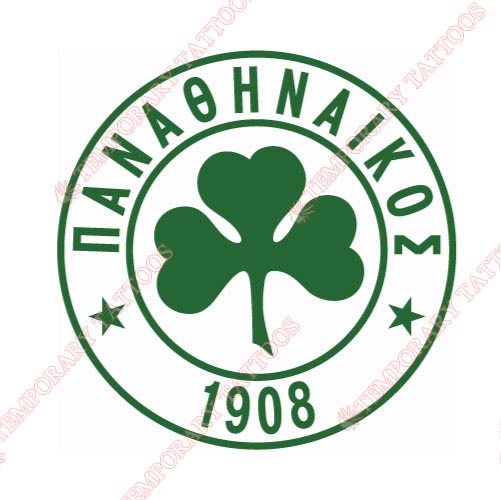 Panathinaikos Customize Temporary Tattoos Stickers NO.8427